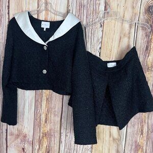 Anthropologie NWT MABLE Skirt and Top Matching Set Size Large